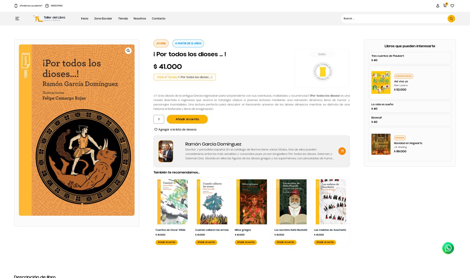 Librería Taller del Libro — de vender solo en el local a una tienda online que aparece en Google