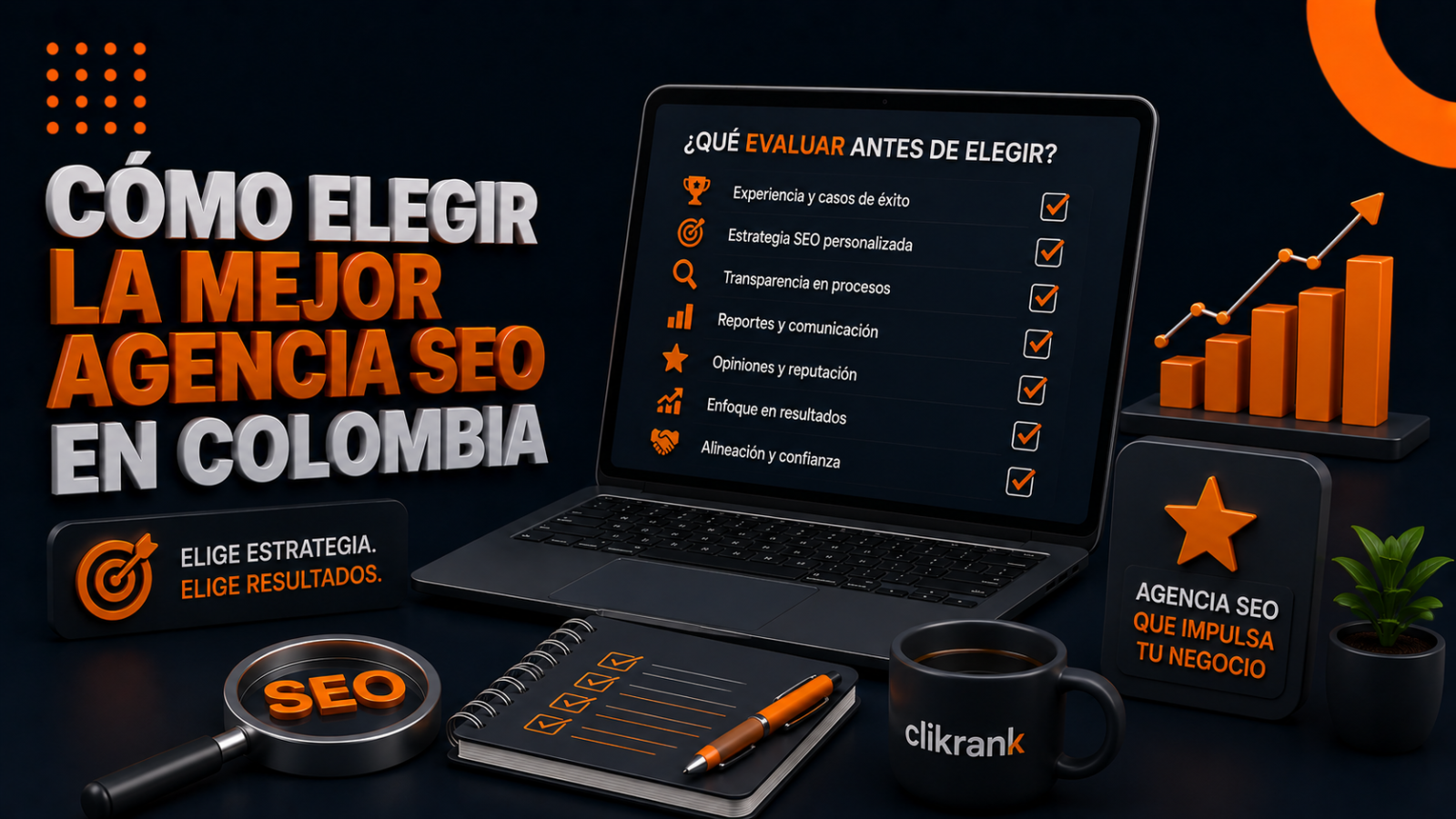 Cómo elegir una agencia SEO en Colombia: checklist de 12 preguntas