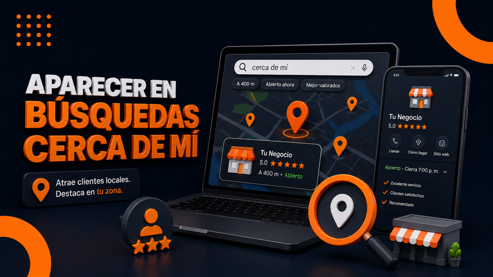 Búsquedas "cerca de mí": por qué Google muestra unos negocios y no otros