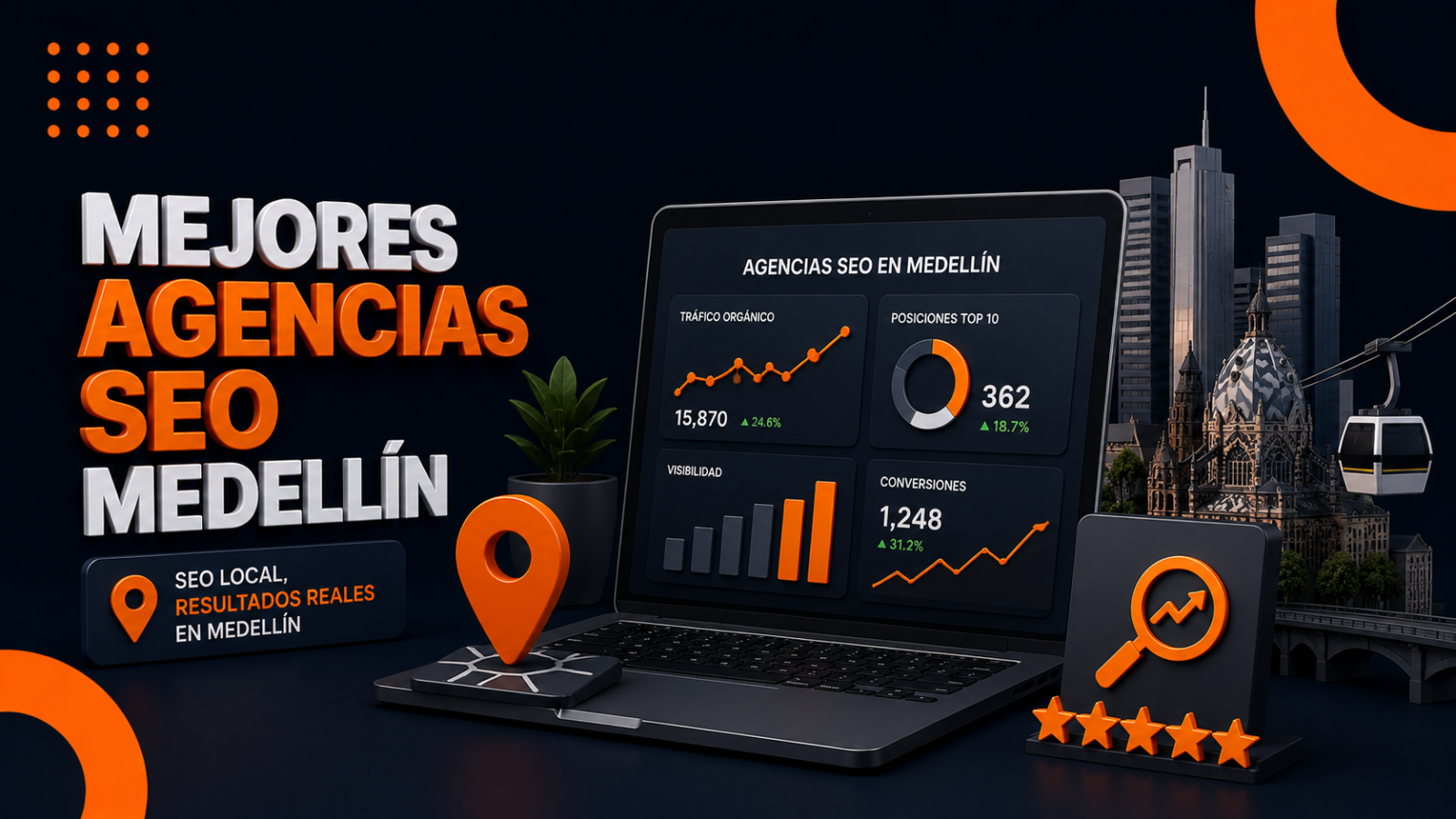 Las 6 mejores agencias SEO en Medellín (2026)