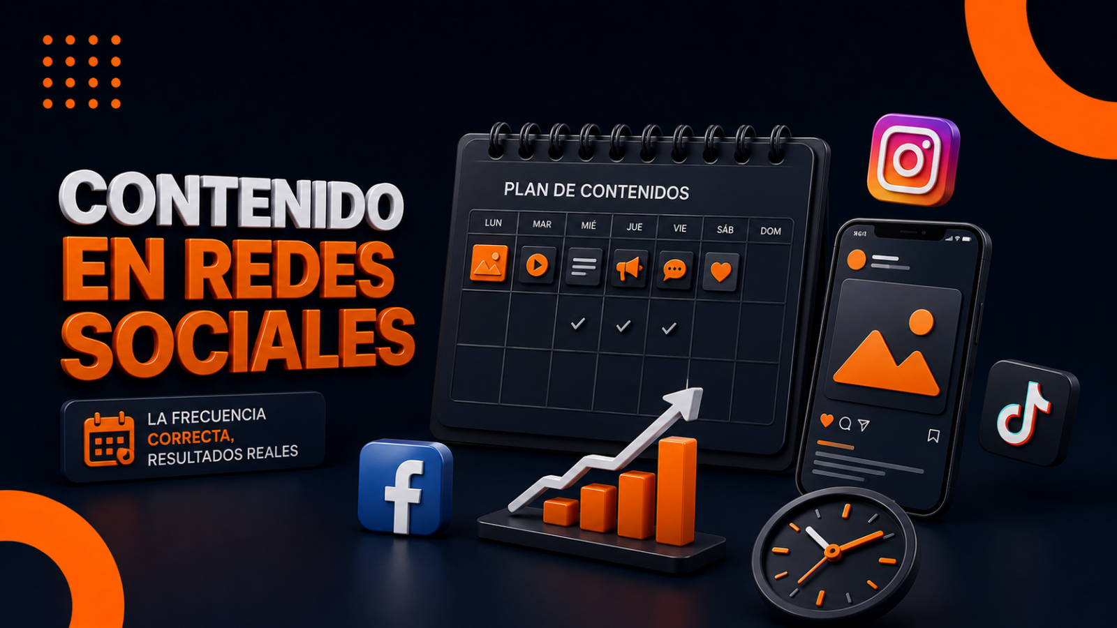Contenido para redes sociales: qué publicar y con qué frecuencia