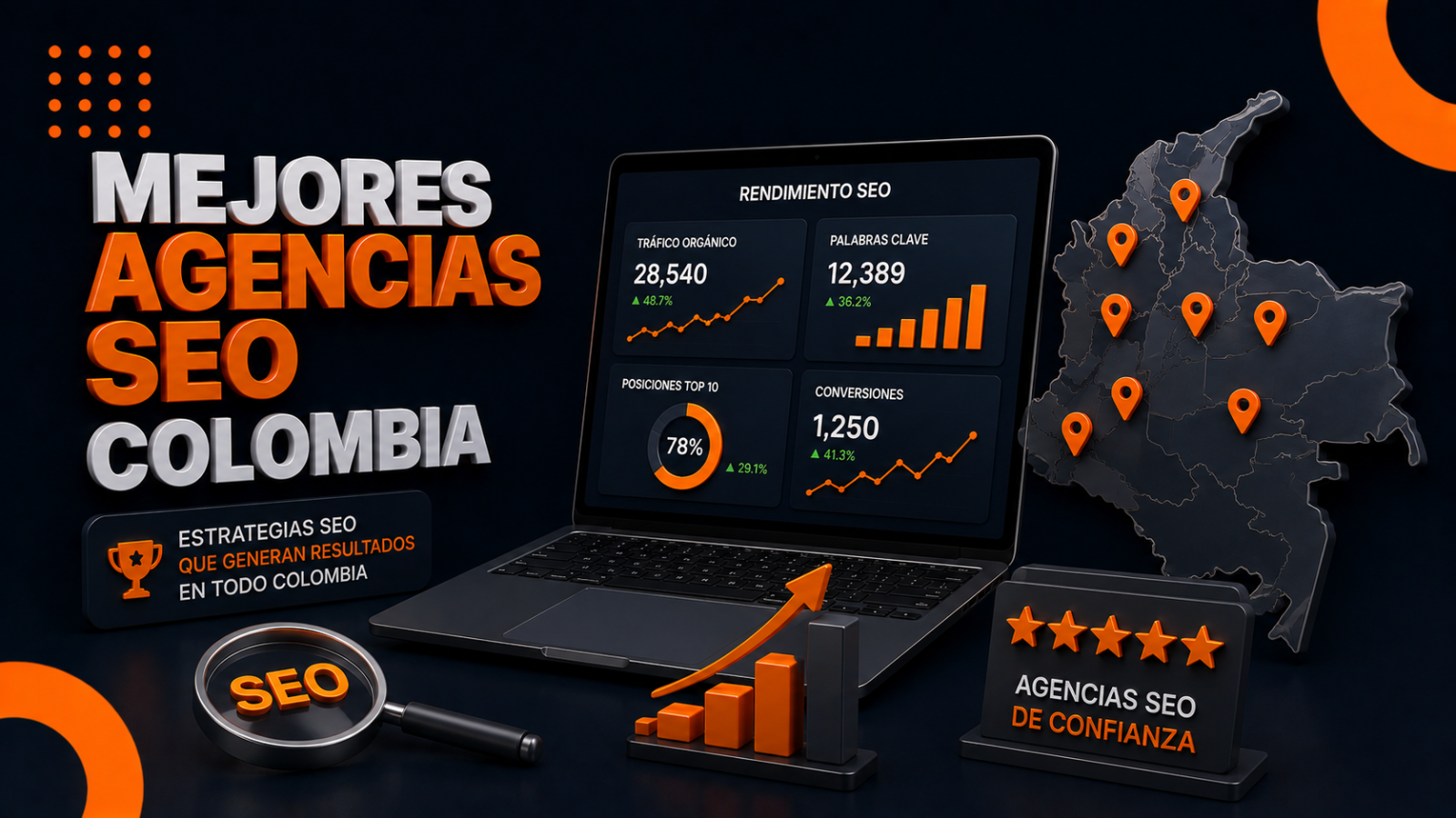 Las 7 mejores agencias SEO en Colombia (2026)