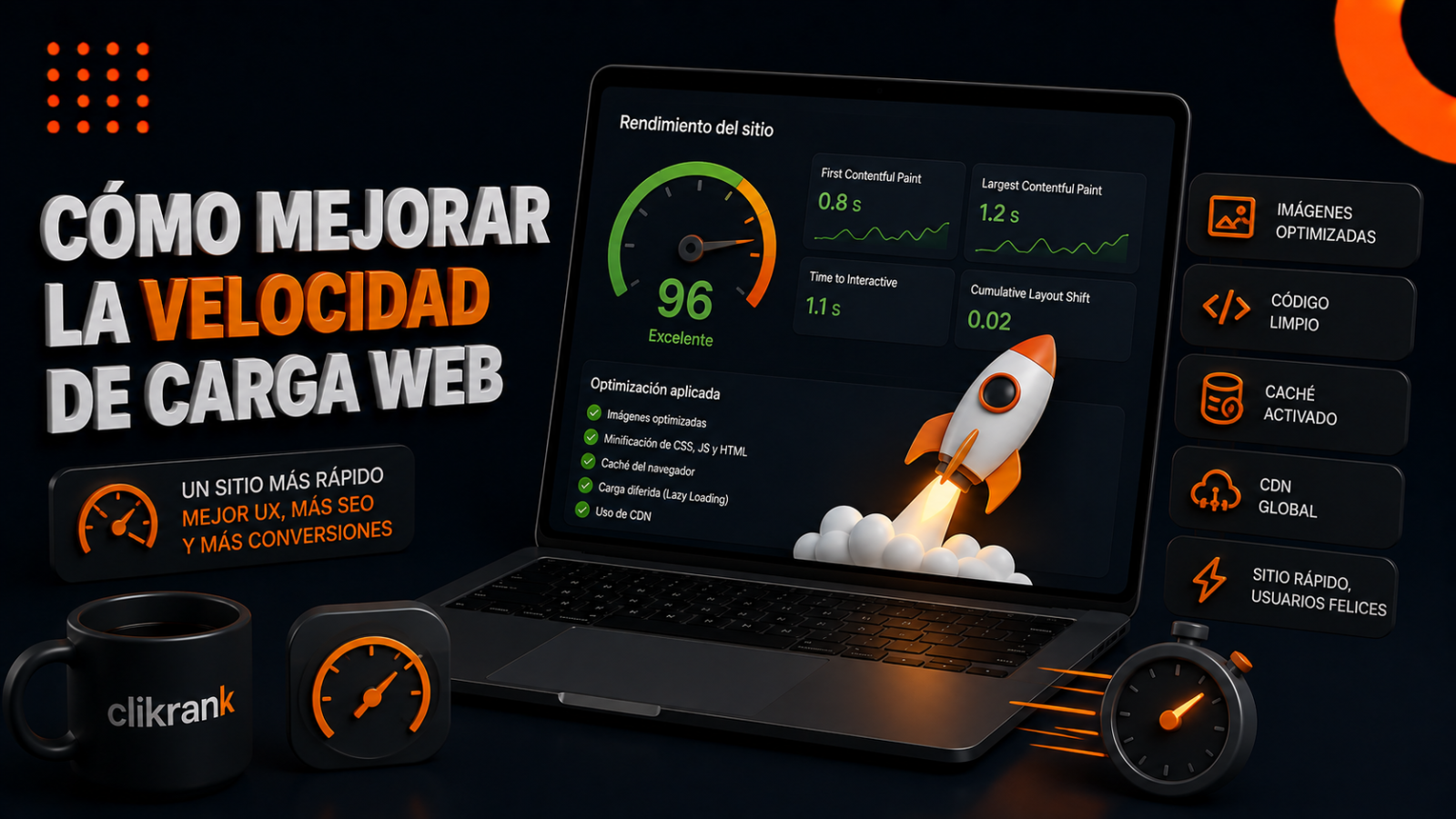 Cómo mejorar la velocidad de carga de tu página web