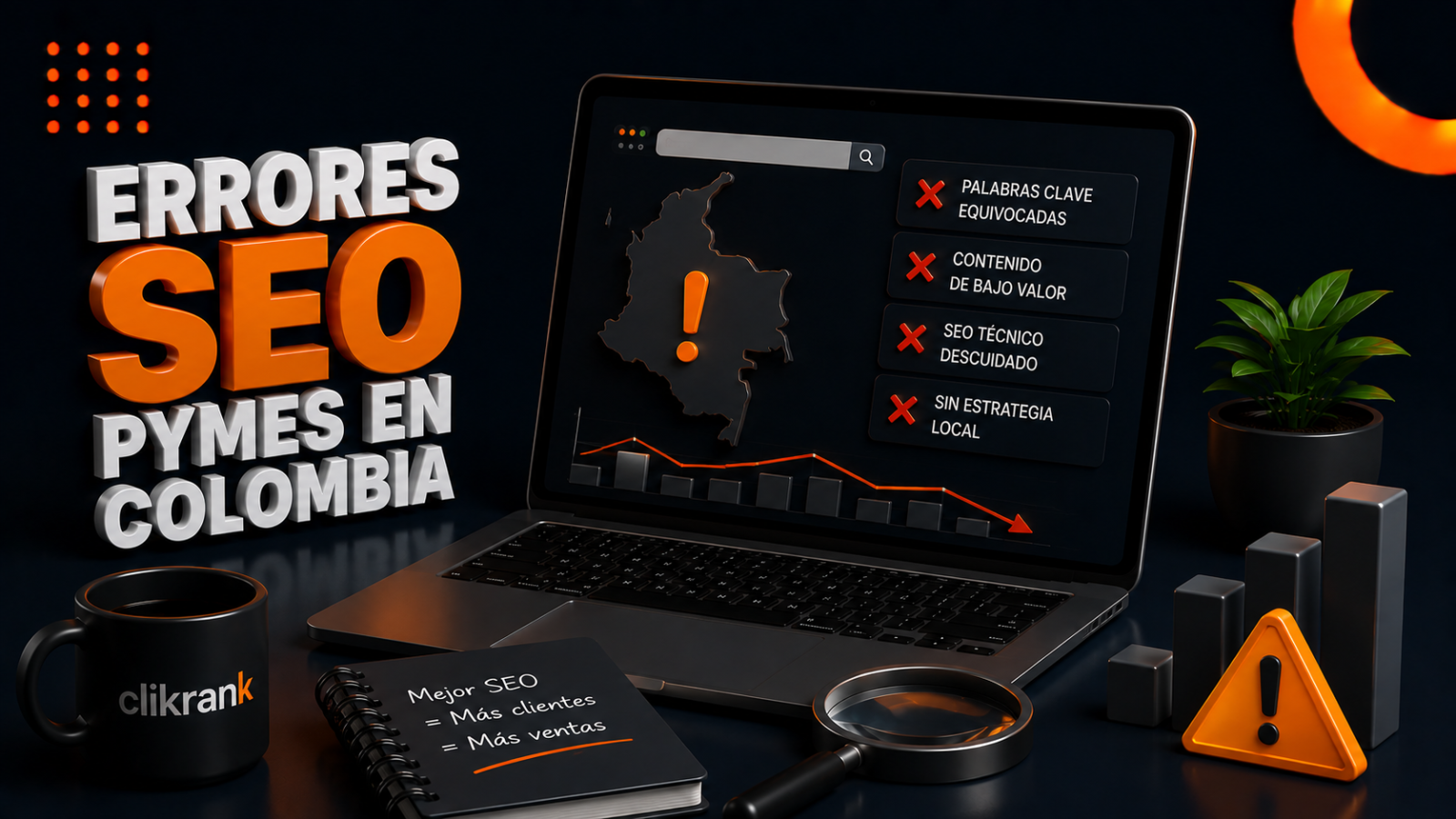 10 errores de SEO que cometen las pymes en Colombia