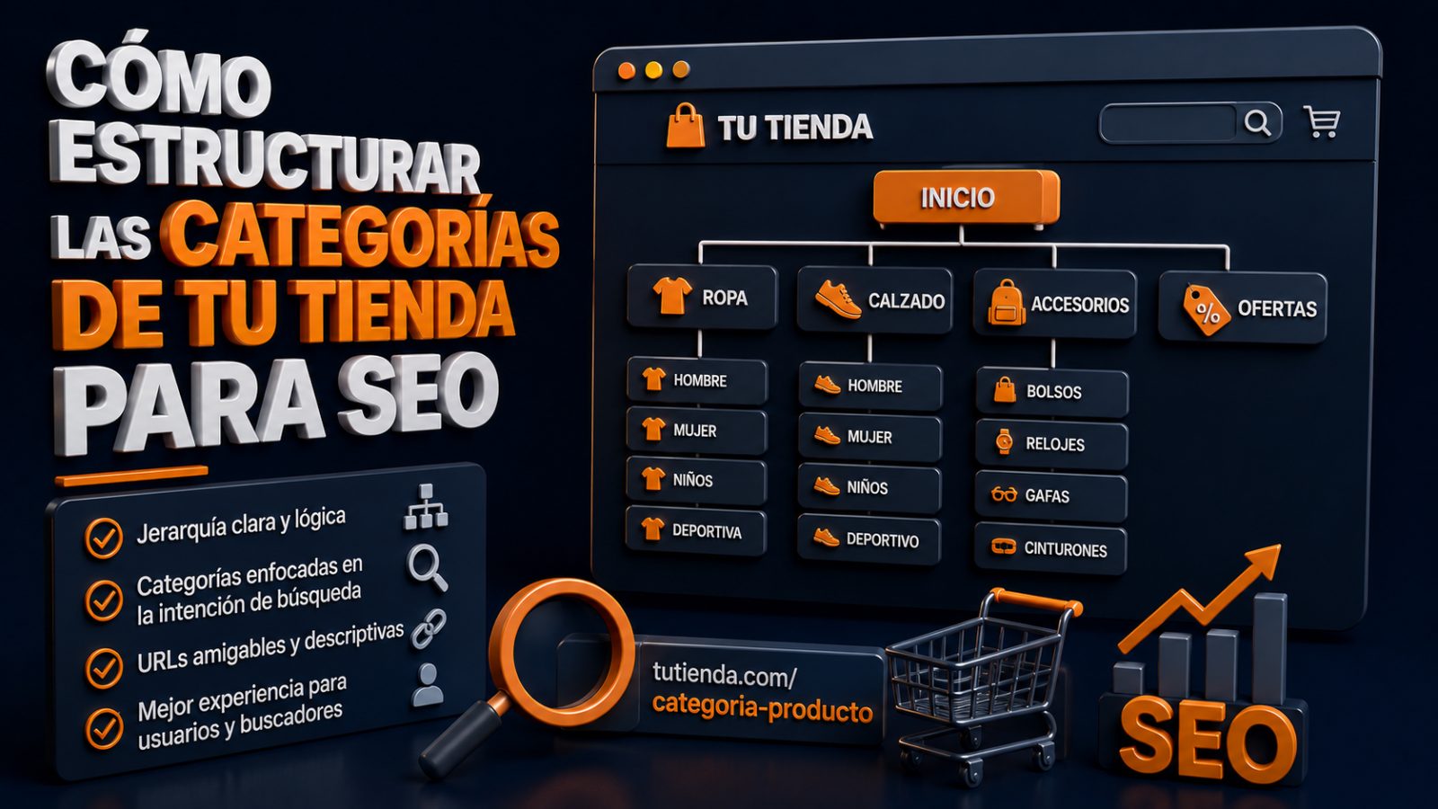 Cómo estructurar las categorías de tu tienda para SEO