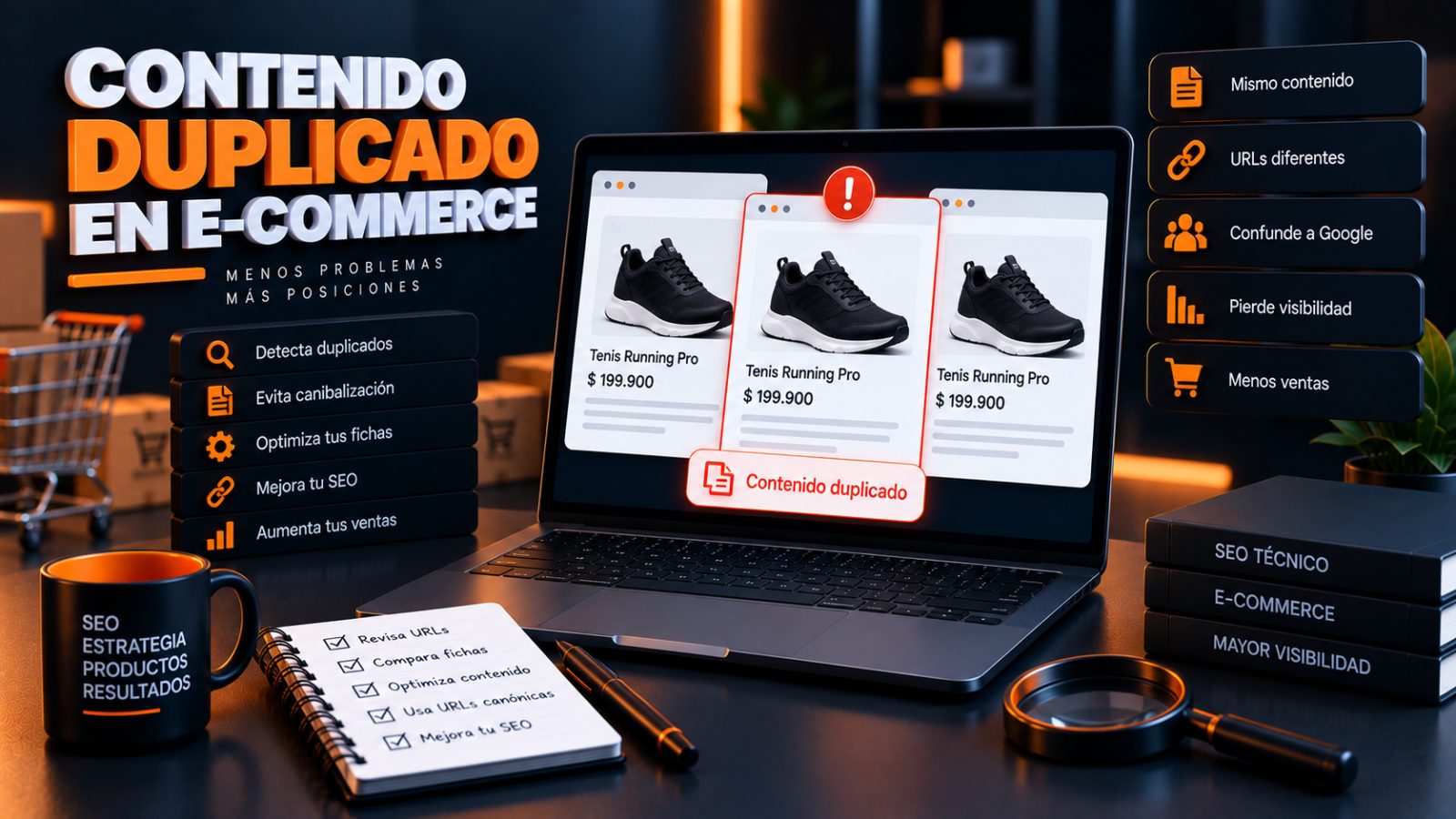 Contenido duplicado en e-commerce: causas y soluciones